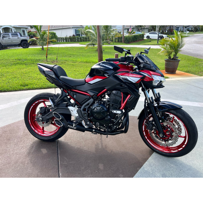 Toce Razor Tip Full Exhaust - Kawasaki Ninja Z650 2017-2025