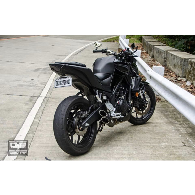 Toce Razor Tip Full Exhaust - Yamaha MT-03 2015-2025