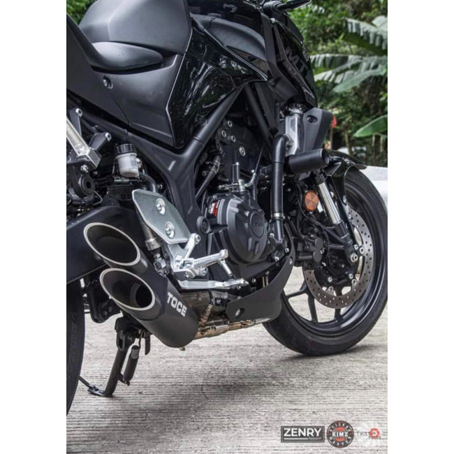 Toce Razor Tip Full Exhaust - Yamaha MT-03 2015-2025