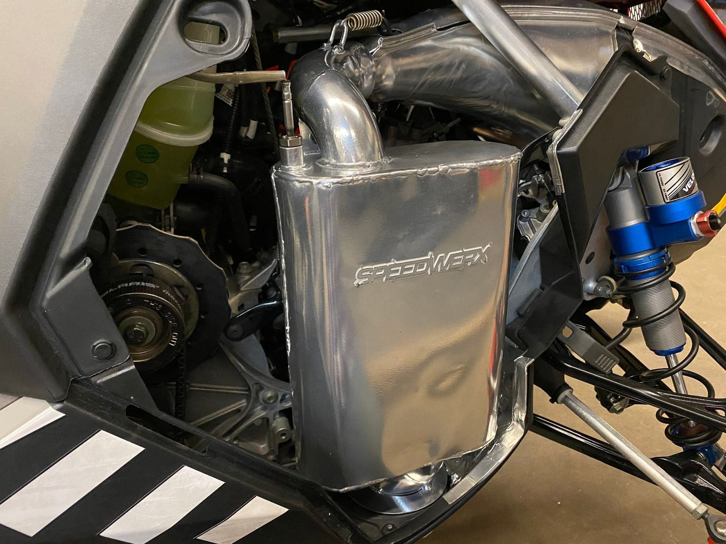 Speedwerx Lightweight Muffler Ceramic Coated Polaris 650 850 Axys/Matryx/RMK/Switchback/Rush/Indy 2019-2026