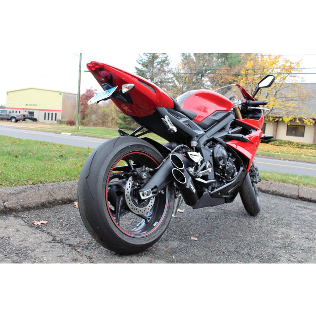 Toce Razor Tip Decat Exhaust - Triumph Daytona 675 2013-2016