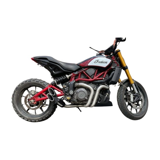 Toce Low Mount Sport Edition Race Exhaust - Indian FTR1200 / FTR1200S / Sport / Carbon / R - Adventure Parts
