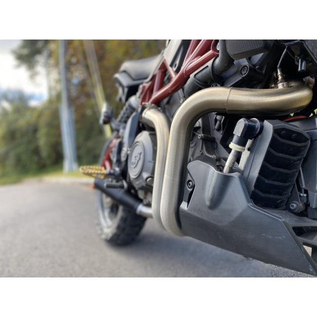 Toce Low Mount Sport Edition Race Exhaust - Indian FTR1200 / FTR1200S / Sport / Carbon / R - Adventure Parts