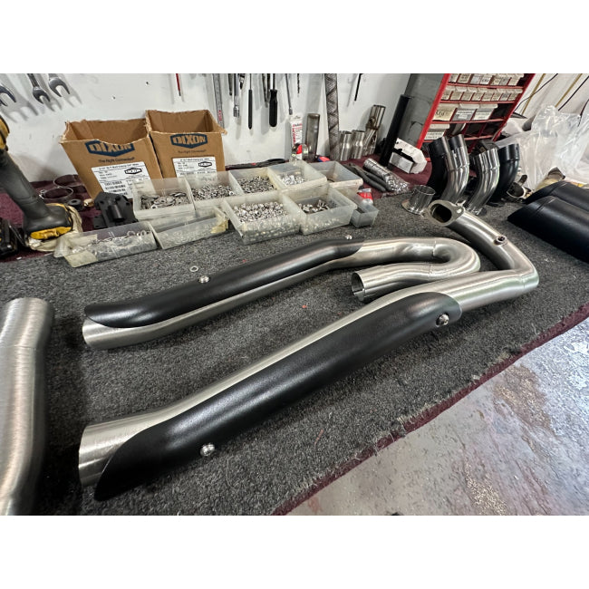Toce High Mount 2-1 Visor Tip Full Exhaust System- Indian FTR1200