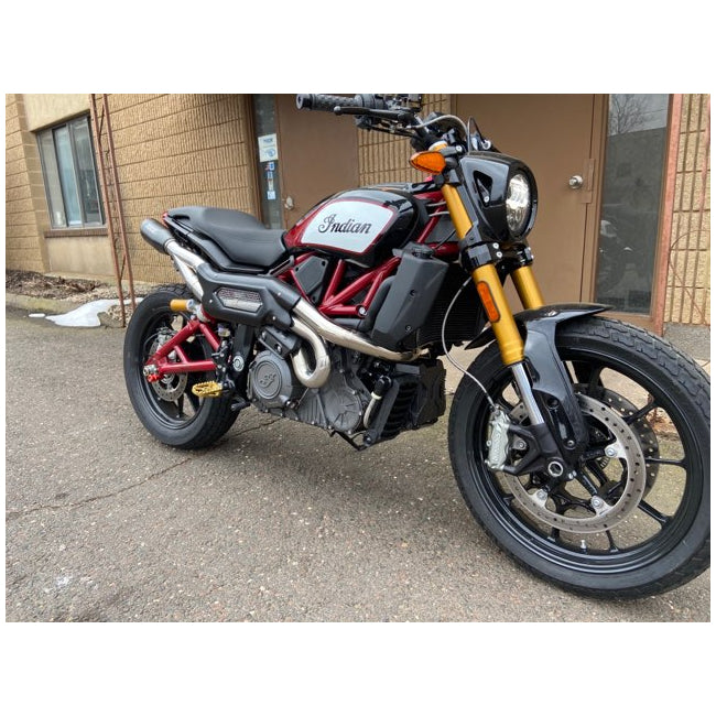 Toce High Mount 2-1 Visor Tip Full Exhaust System- Indian FTR1200