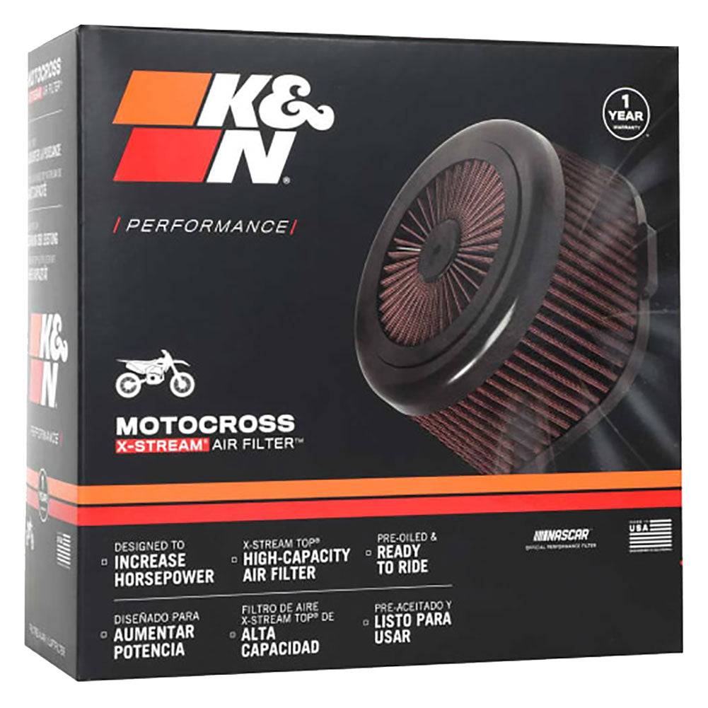 K&N MX XStream Air Filter Kawasaki KLX250 S/SF 2009-2020, KLX300 R/SM 2021-2025 - Adventure Parts