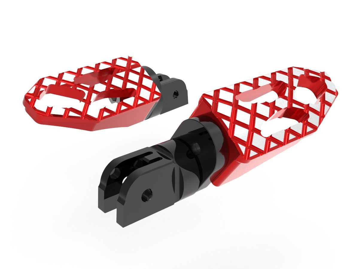 DBK Adjustable Pilot Footpegs Kit Ducati Diavel 2011-2024