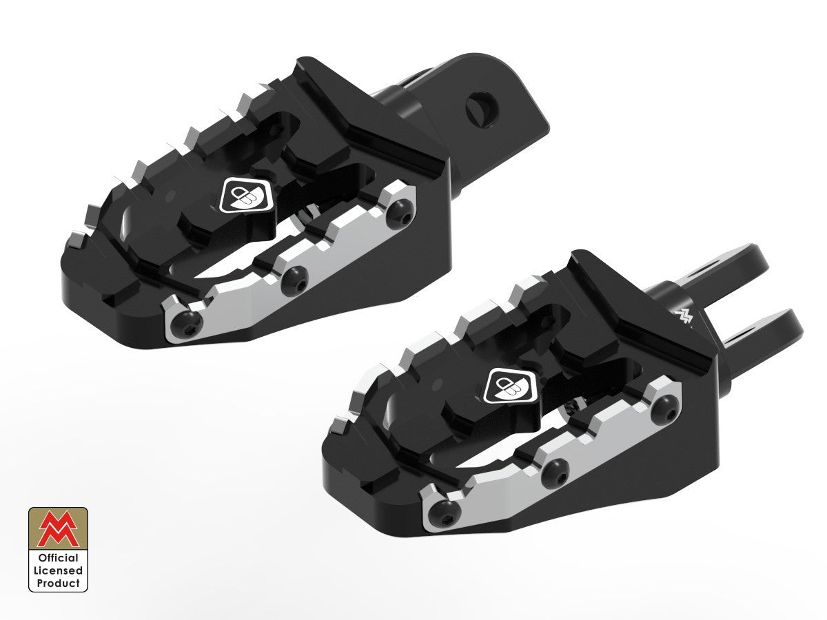 DBK Pilot Footpegs Kit Off-Road Moto Morini X Cape 650 2021-2025