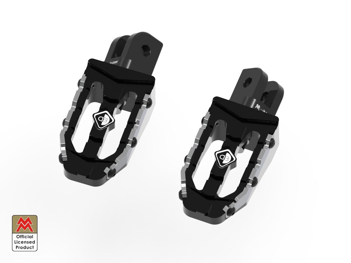 DBK Pilot Footpegs Kit Off-Road Moto Morini X Cape 650 2021-2025