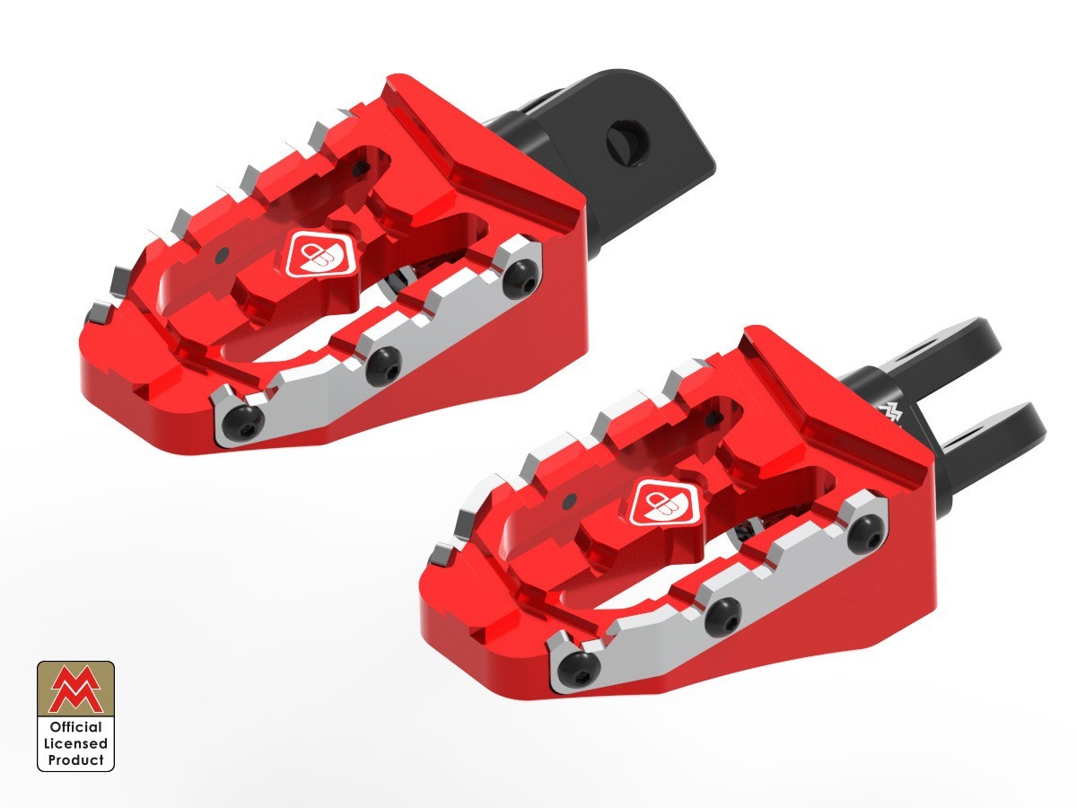 DBK Pilot Footpegs Kit Off-Road Moto Morini X Cape 650 2021-2025
