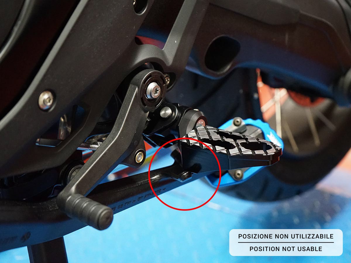 DBK Footpegs Touring Adjustable Pilot Kit BMW R1300GS 2024-2025
