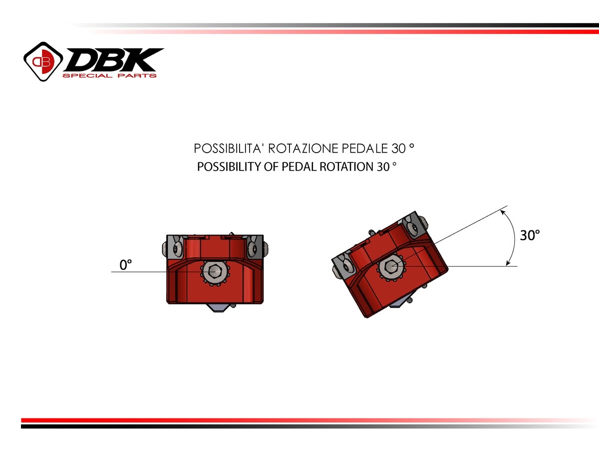 DBK Footpegs Off-Road Pilot Kit BMW R1300 GS 2024-2025