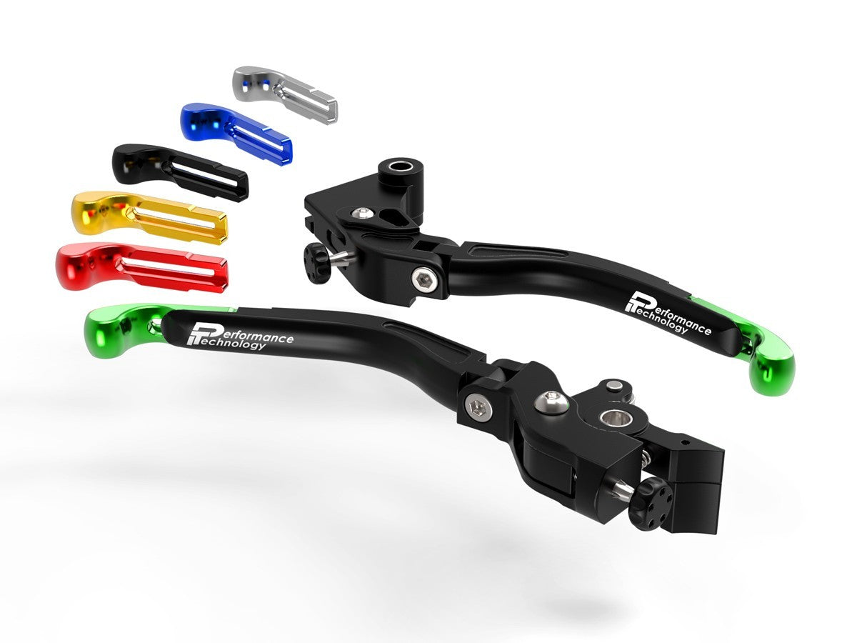 Performance Technology Levers Adjustment Brake+Clutch EVO Kawasaki Ninja 2015-2019 - Adventure Parts