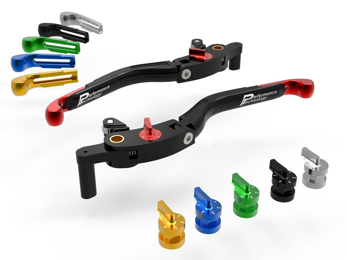 Performance Technology Levers ECO GP1 Adjustable Brake+Clutch MV Agusta Dragster 800 2016-2021 - Adventure Parts