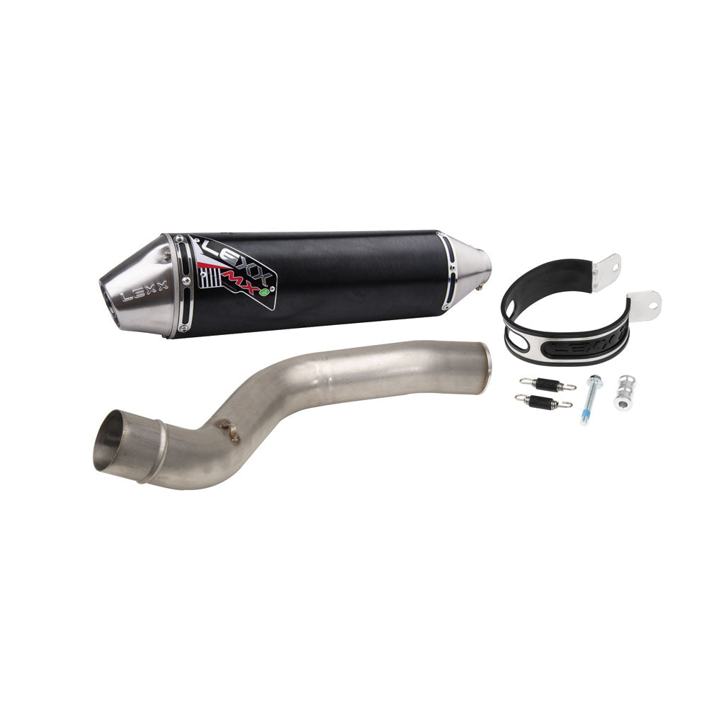Lexx MXe Slip-On Silencer w/ Mid Pipe Suzuki DR650 S -2025, SE -2014