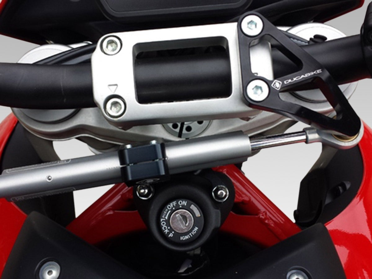 DBK Steering Damper Mout Ducati Hypermotard 1100 2008-2012 - Adventure Parts
