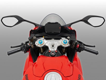 DBK Half-Handlebars Clamps For Mounting Racing Ducati Panigale V2 2025 - Adventure Parts