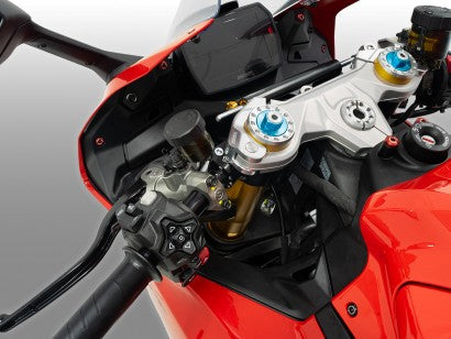 DBK Half-Handlebars Clamps For Mounting Racing Ducati Panigale V2 2025 - Adventure Parts