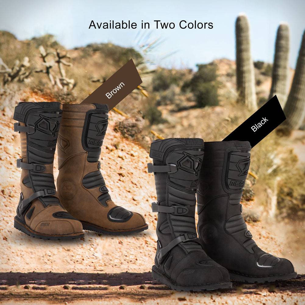 MSR Waterproof Adventure Motorcycle Boots - Adventure Parts