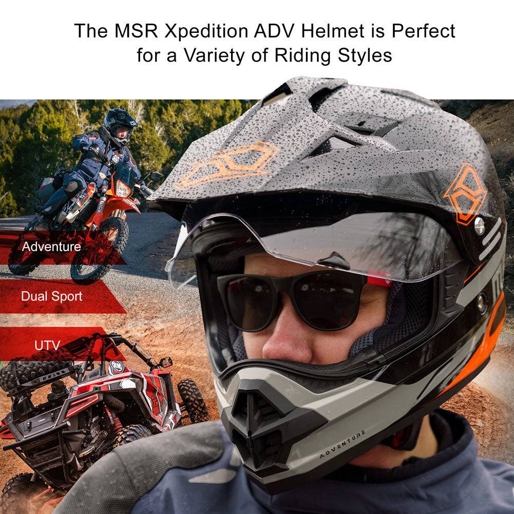 MSR Xpedition ADV Motorcycle Helmet w/ MIPS