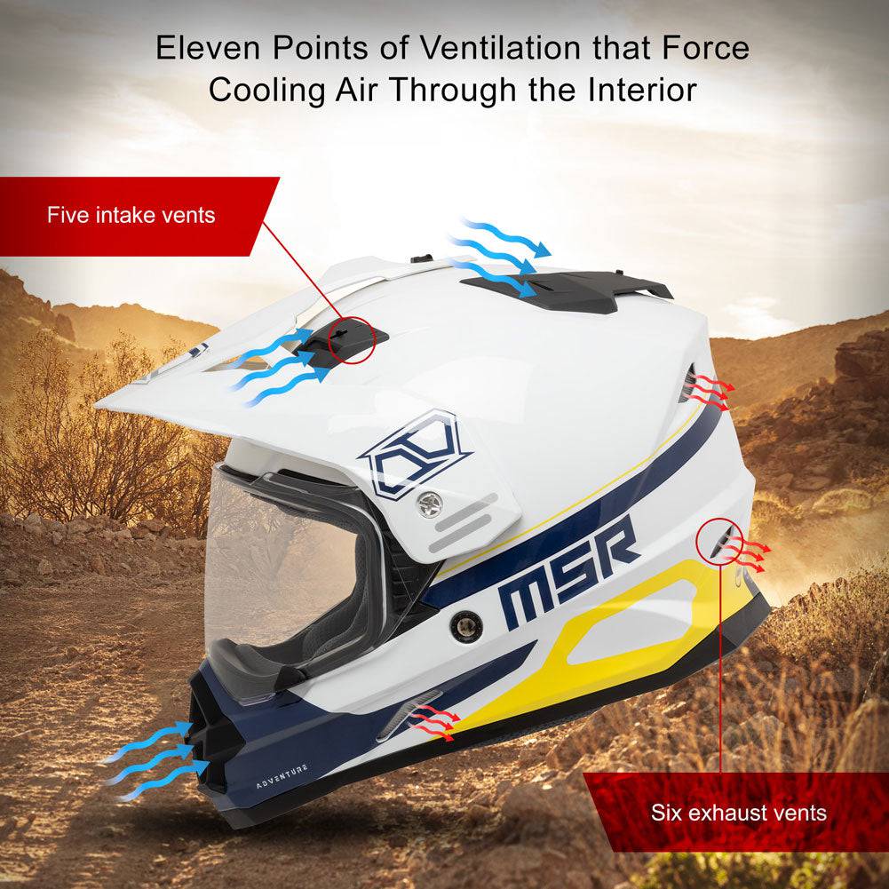 MSR Xpedition ADV Motorcycle Helmet w/ MIPS
