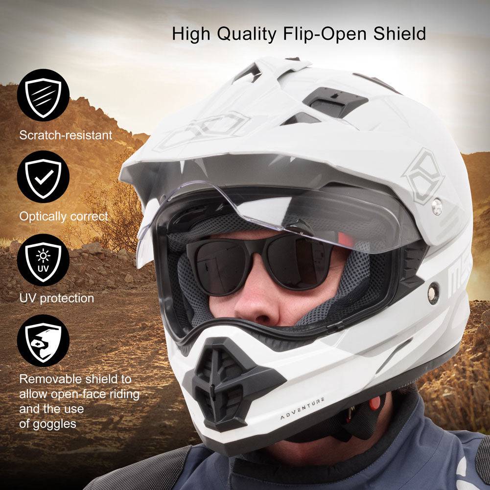 MSR Xpedition ADV Motorcycle Helmet w/ MIPS