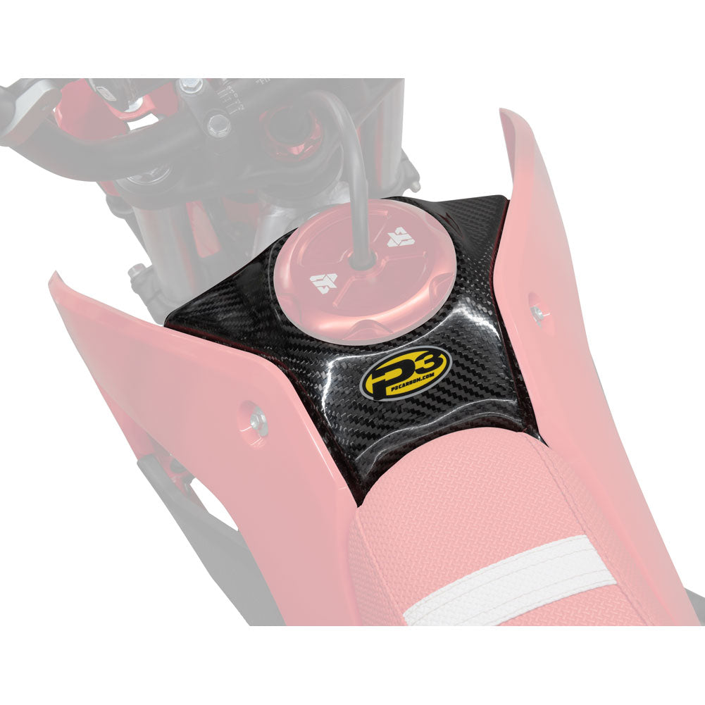 P3 Carbon Fuel Tank Cover Honda CRF110F 2019–2026
