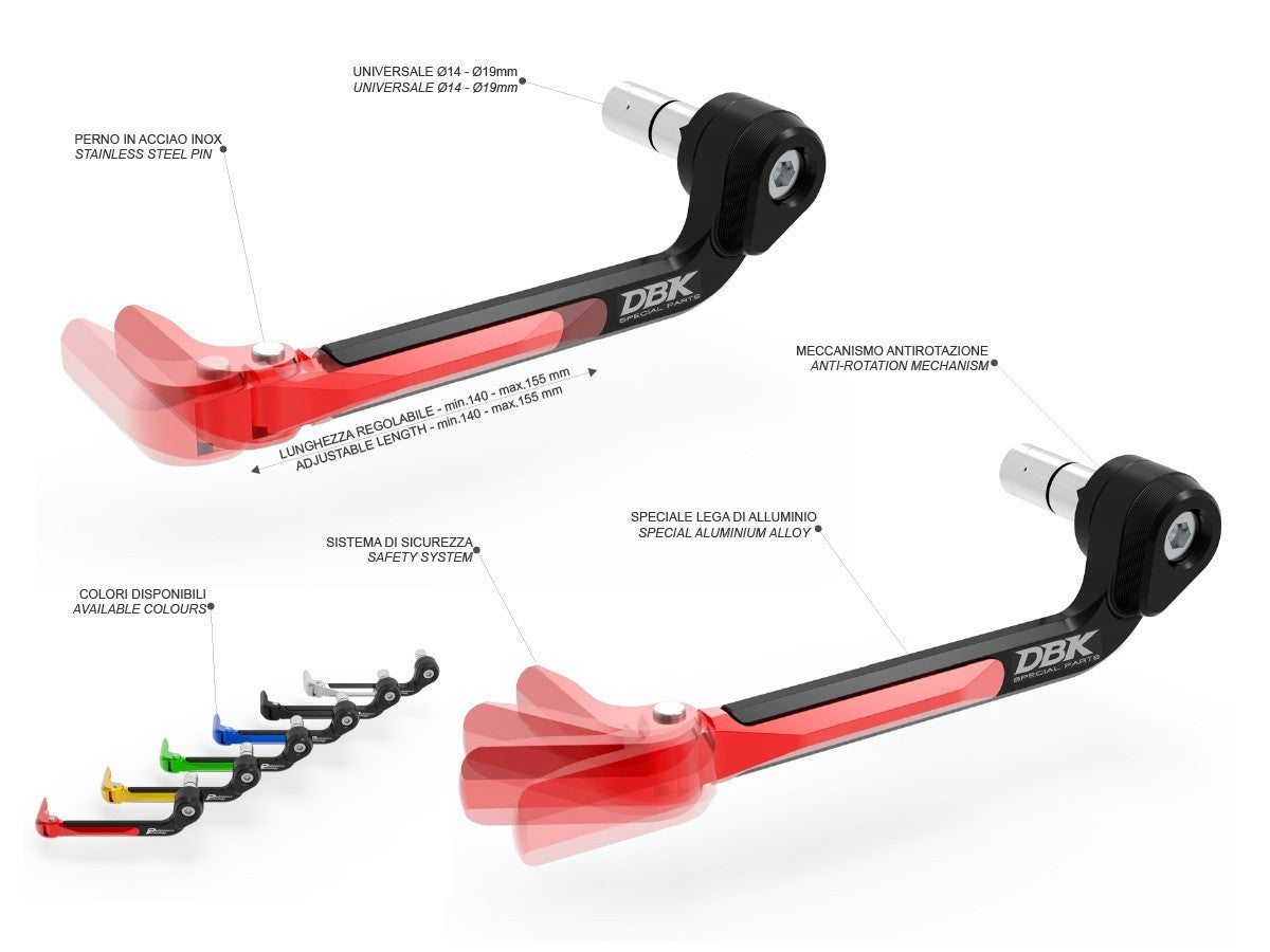 DBK Brake Lever Protection Ducati Streetfighter V4 2025 - Adventure Parts