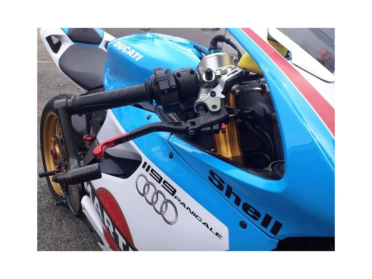 DBK Carbon Brake Lever Protection Ducati Panigale V4 2018-2024 - Adventure Parts