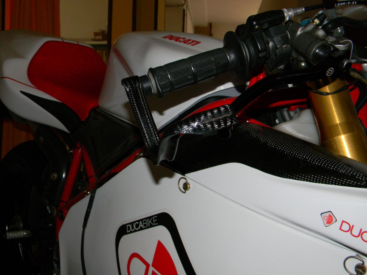 DBK Carbon Brake Lever Protection Ducati Panigale V4 2018-2024 - Adventure Parts
