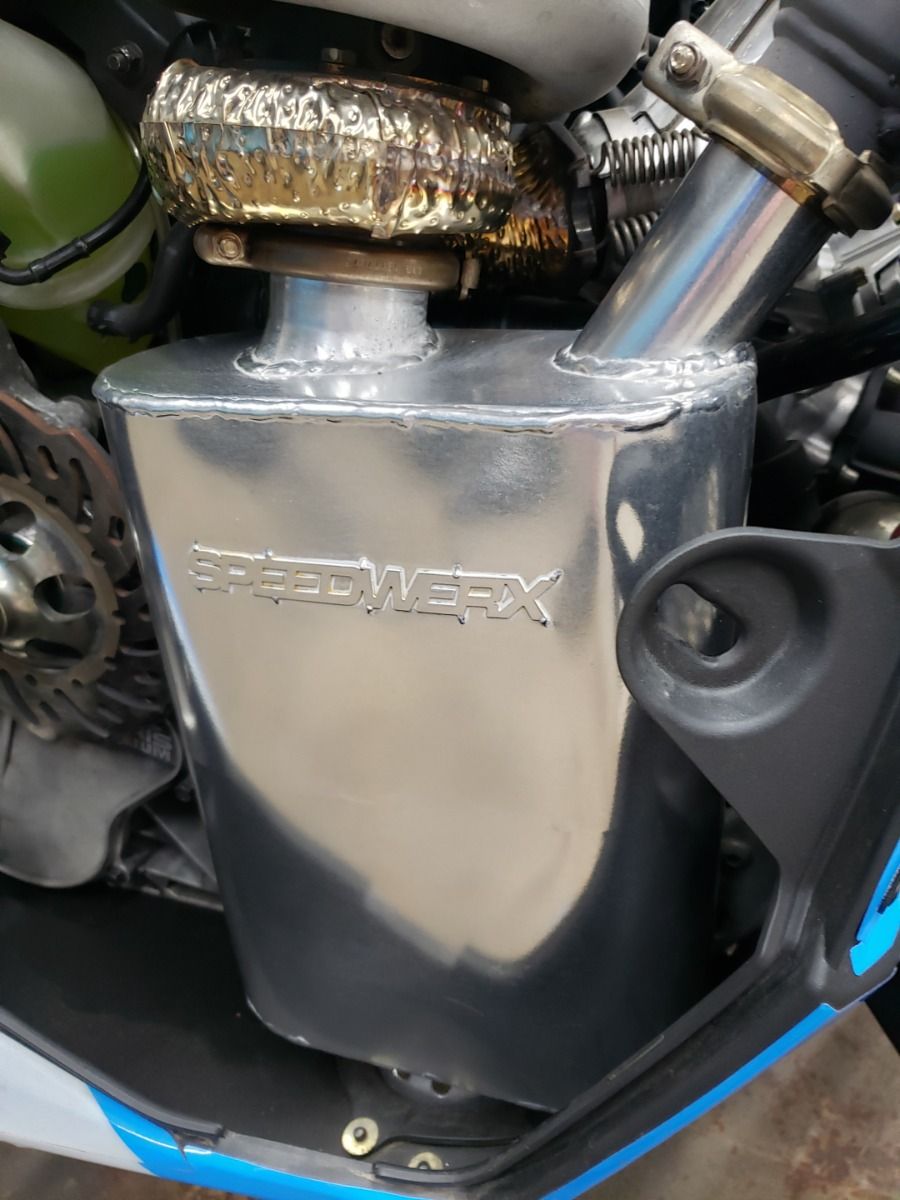 Speedwerx Lightweight Muffler Ceramic Coated Polaris Patriot Boost 850 RMK/VR1/Assault 2022-2025 - Adventure Parts