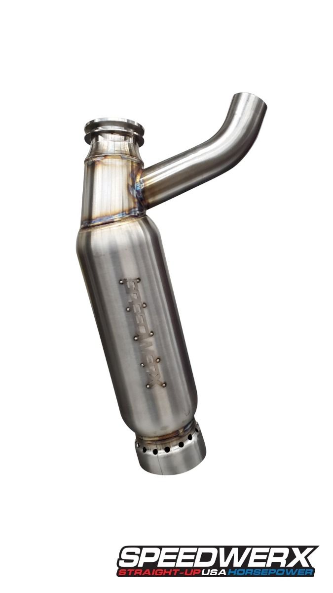 Speedwerx L2 Competition Series Lightweight Muffler Stainless Steel Polaris 850 Patriot Boost RMK/VR1/Assault 2022-2025 - Adventure Parts
