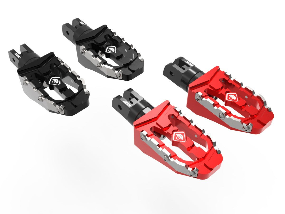 DBK Adjustable Off-Road Pilot Pedals Kit (Ø6mm Pin) Ducati Diavel 2011-2022