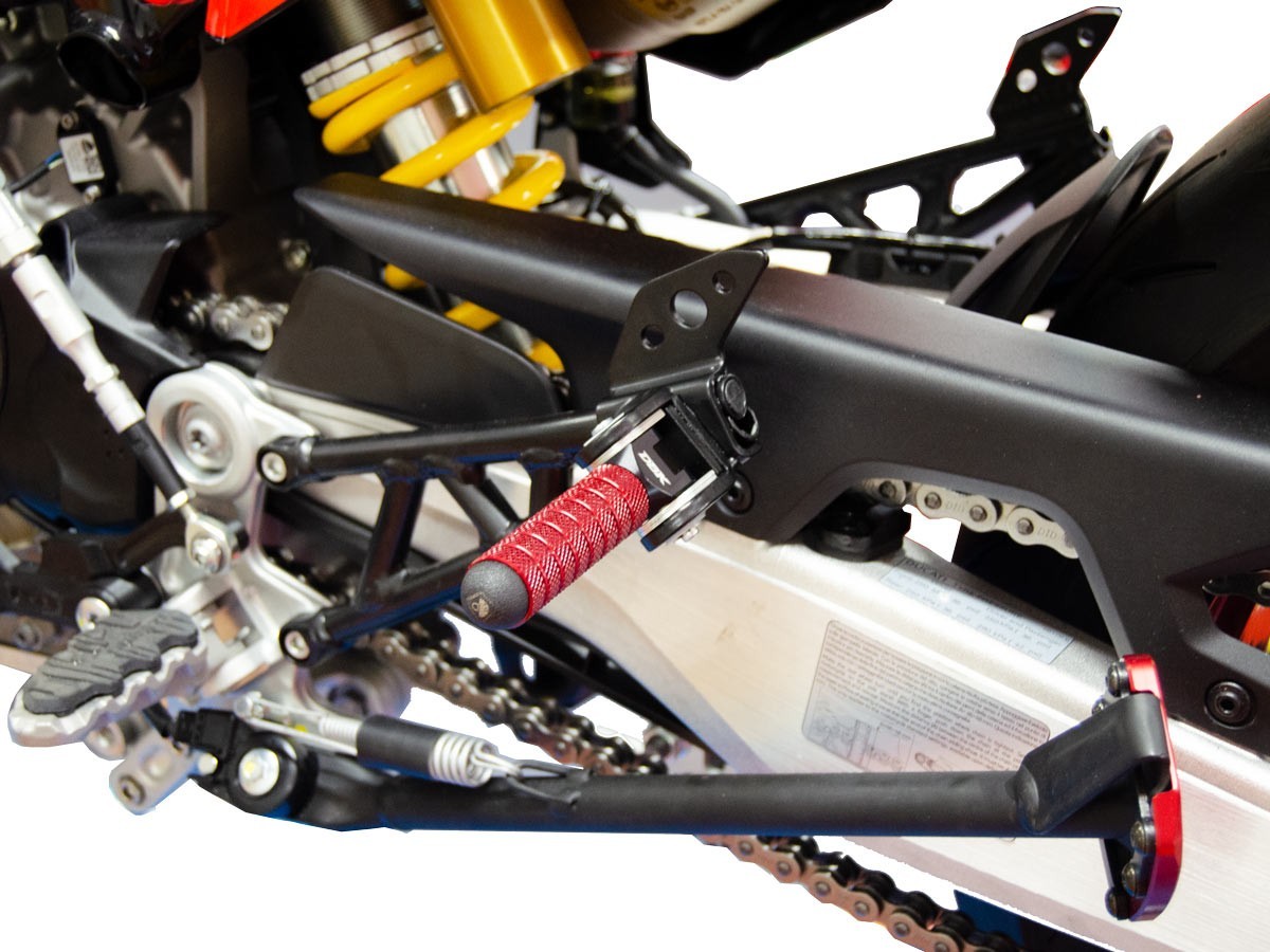 DBK Sport Passenger Footpegs Ducati Hypermotard 698 Mono 2024-2025 - Adventure Parts