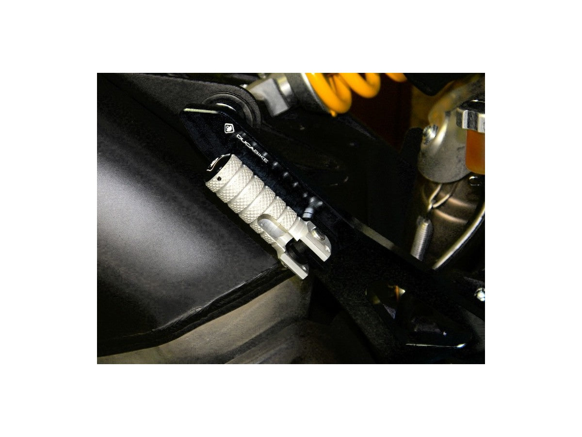 DBK Passenger Pegs Kit Ducati Hypermotard 2013-2018 - Adventure Parts