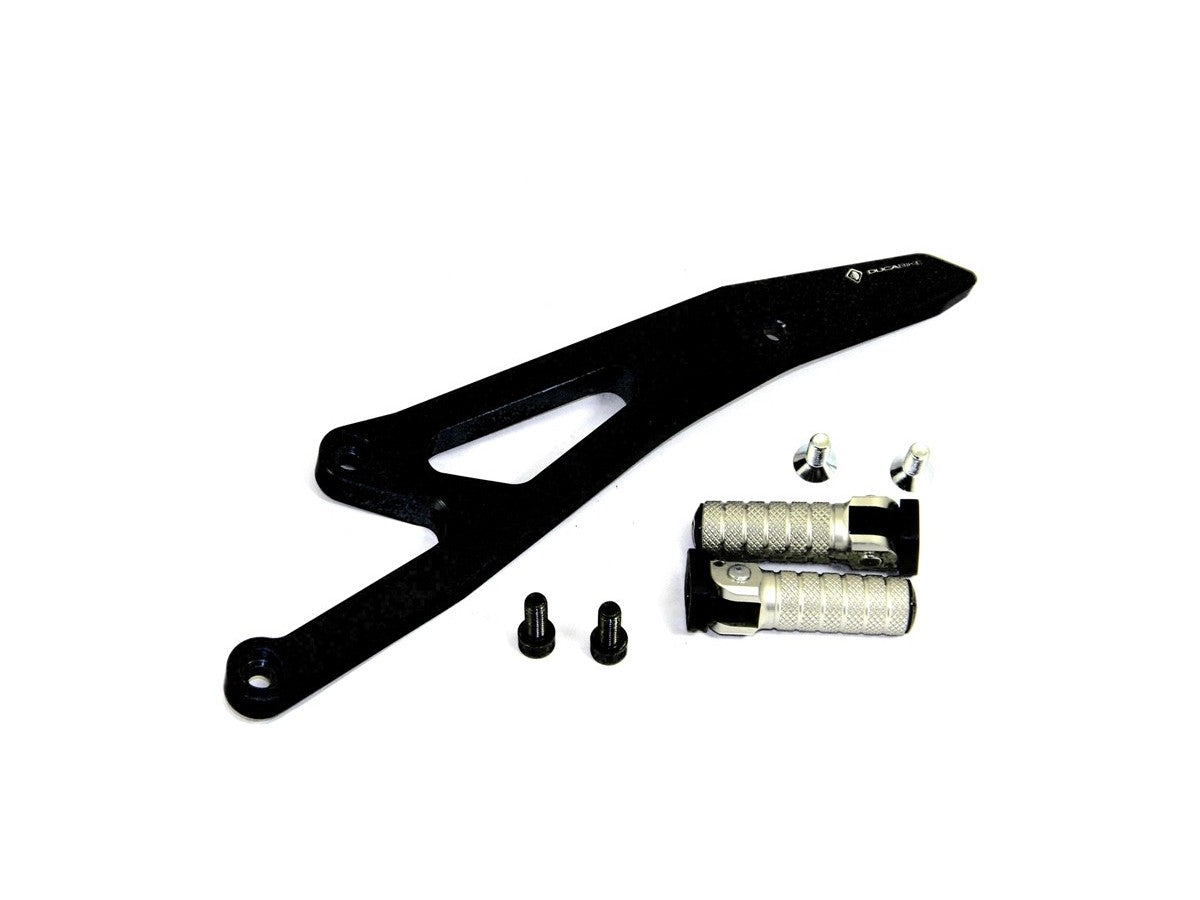 DBK Passenger Pegs Kit Ducati Hypermotard 2013-2018 - Adventure Parts
