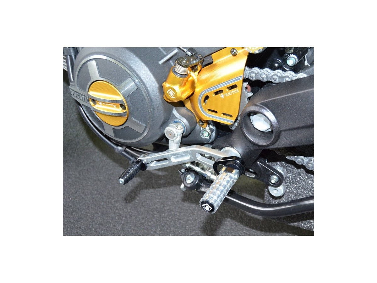 DBK Adjustable Foot Pegs Ducati Monster 797 2017-2020 - Adventure Parts