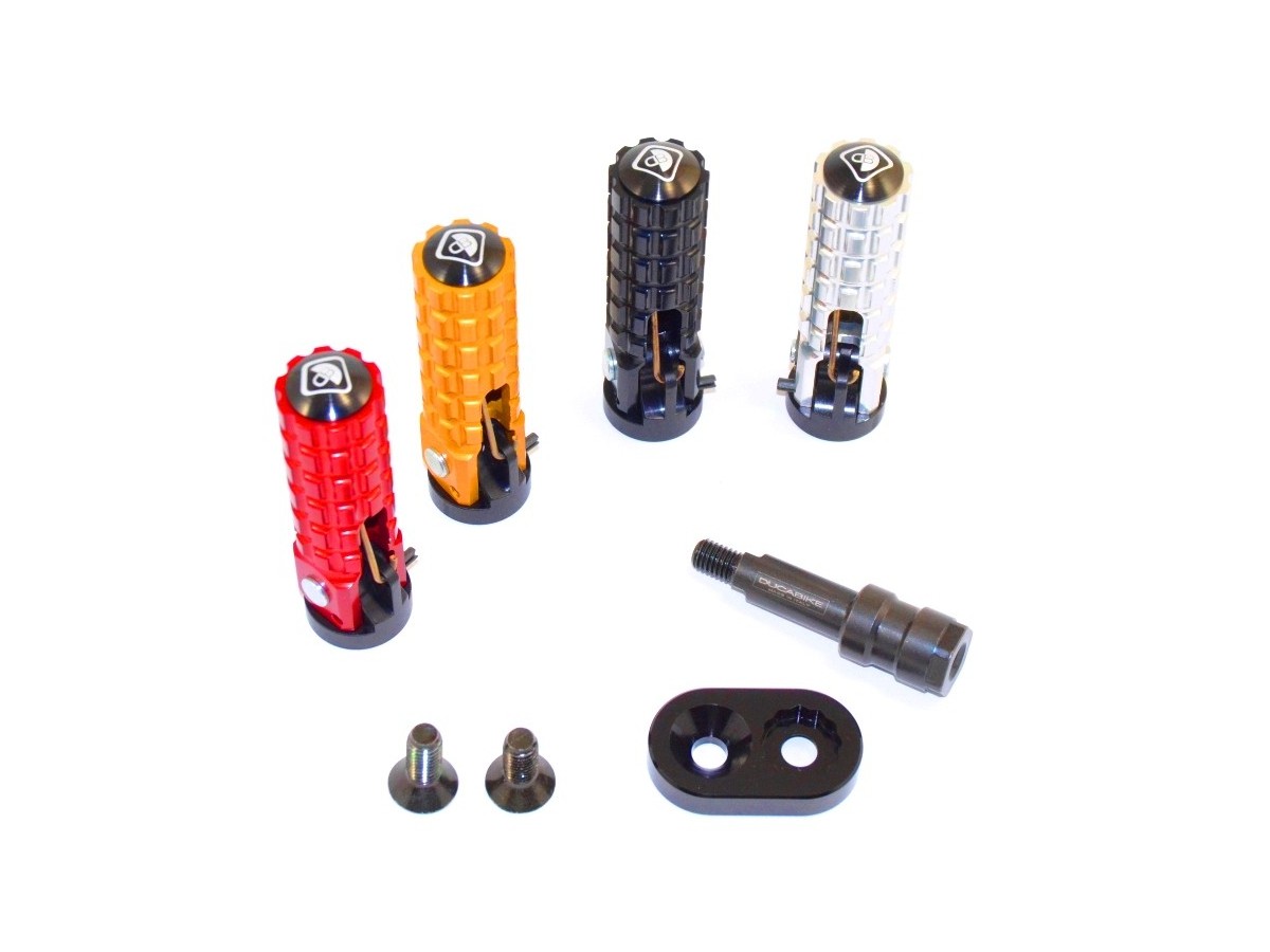 DBK Adjustable Foot Pegs Ducati Monster 797 2017-2020 - Adventure Parts