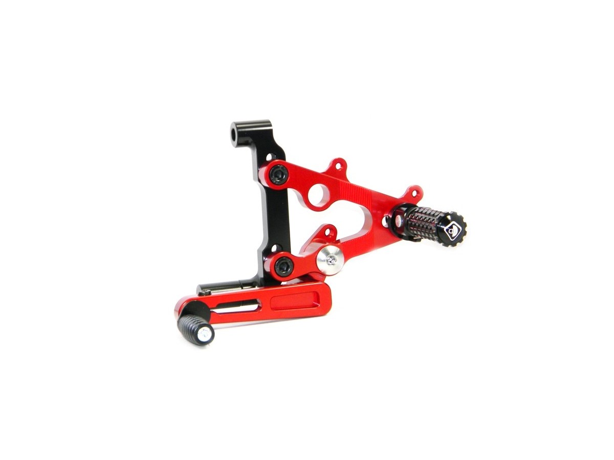 DBK Adjustable Rearset Ducati Panigale 2012-2024 - Adventure Parts
