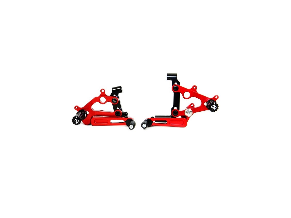 DBK Adjustable Rearset Ducati Panigale 2012-2024 - Adventure Parts