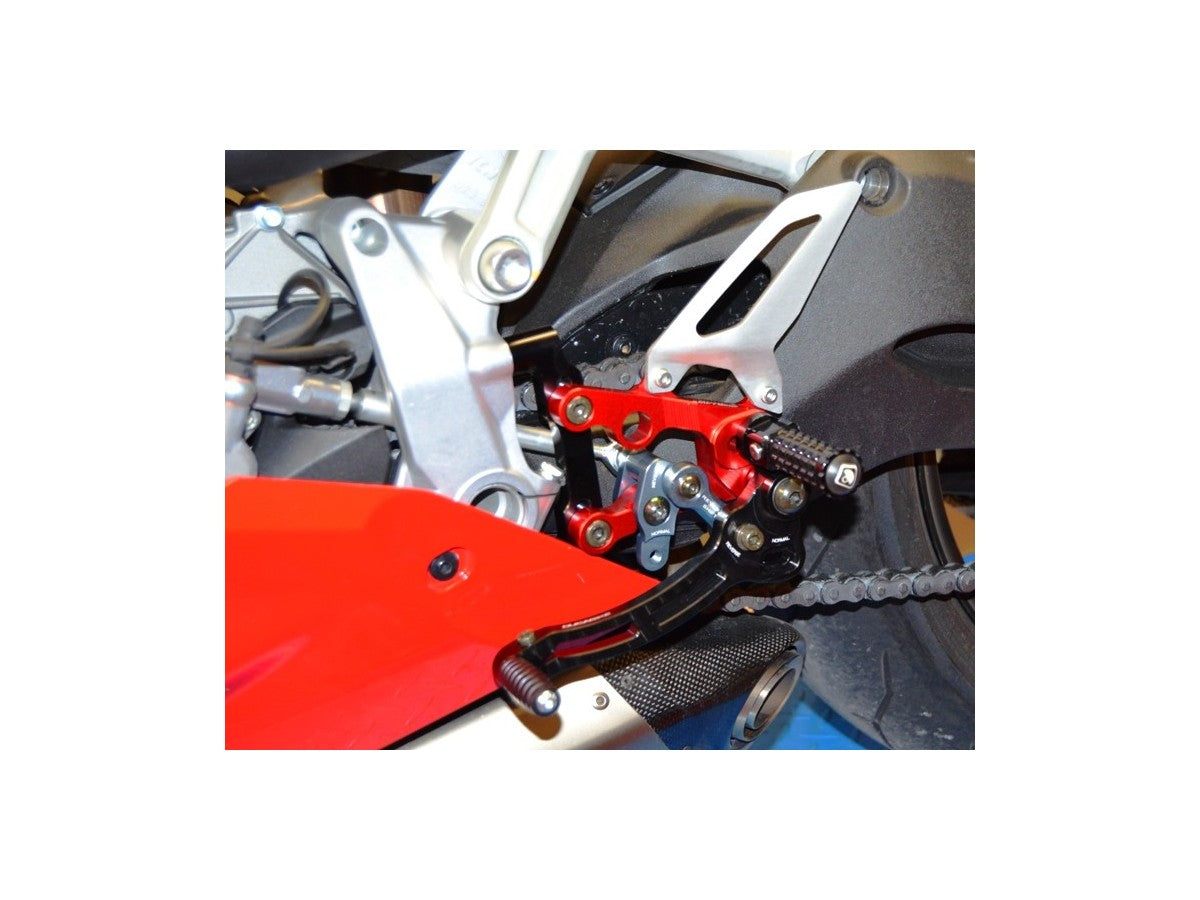 DBK Adjustable Rearset Ducati Panigale 2012-2024 - Adventure Parts