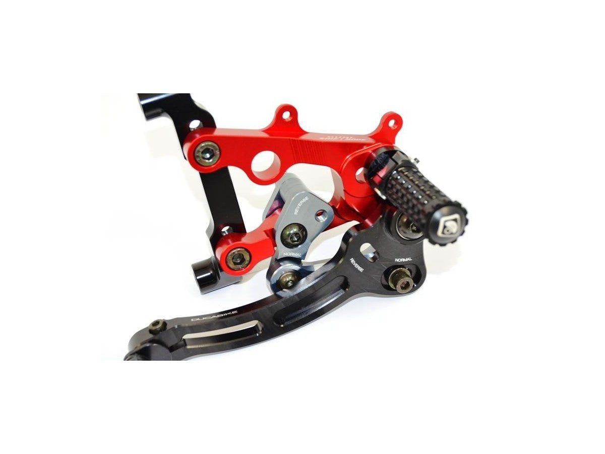 DBK Adjustable Rearset Ducati Panigale 2012-2024 - Adventure Parts