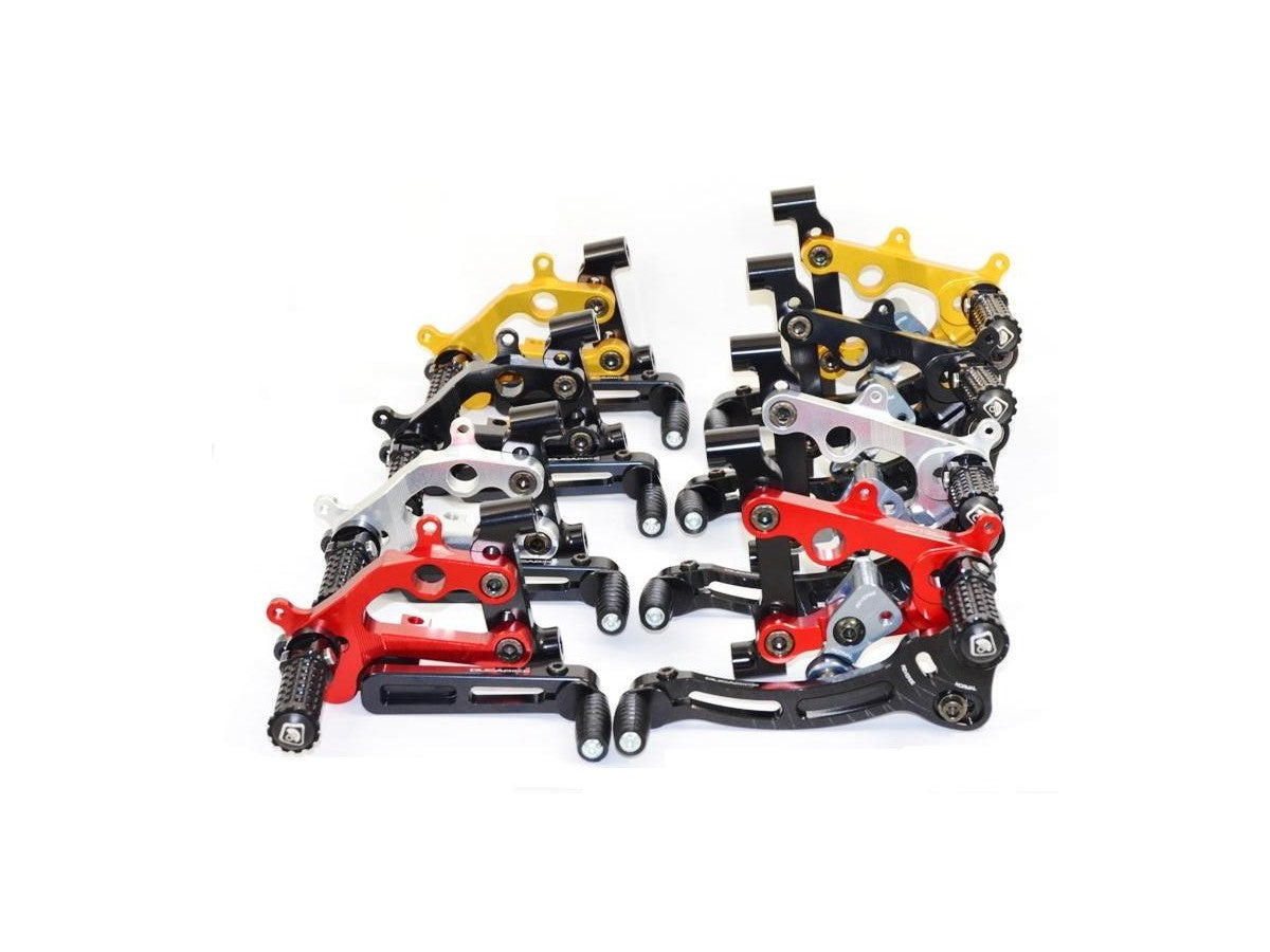 DBK Adjustable Rearset Ducati Panigale 2012-2024 - Adventure Parts