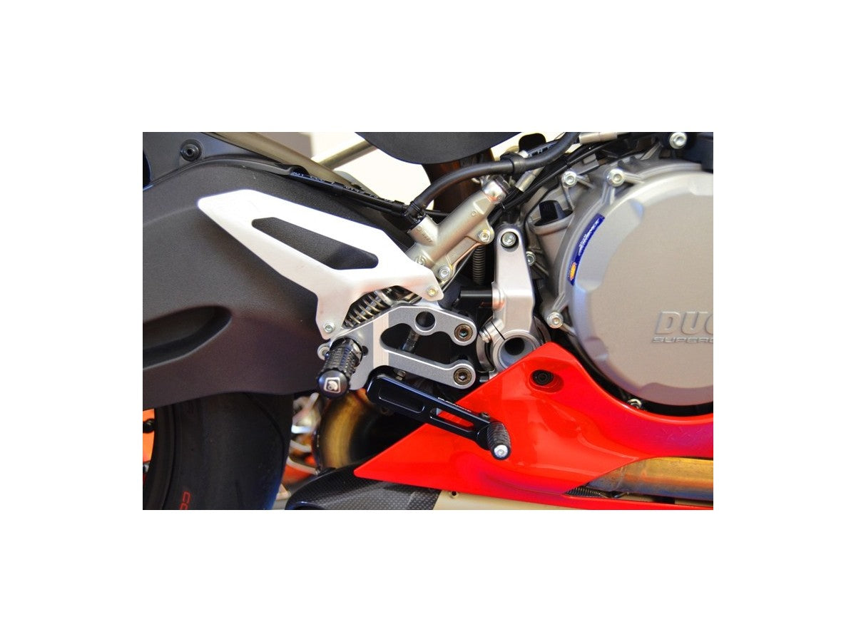 DBK Adjustable Rearset Ducati Panigale 2012-2024 - Adventure Parts