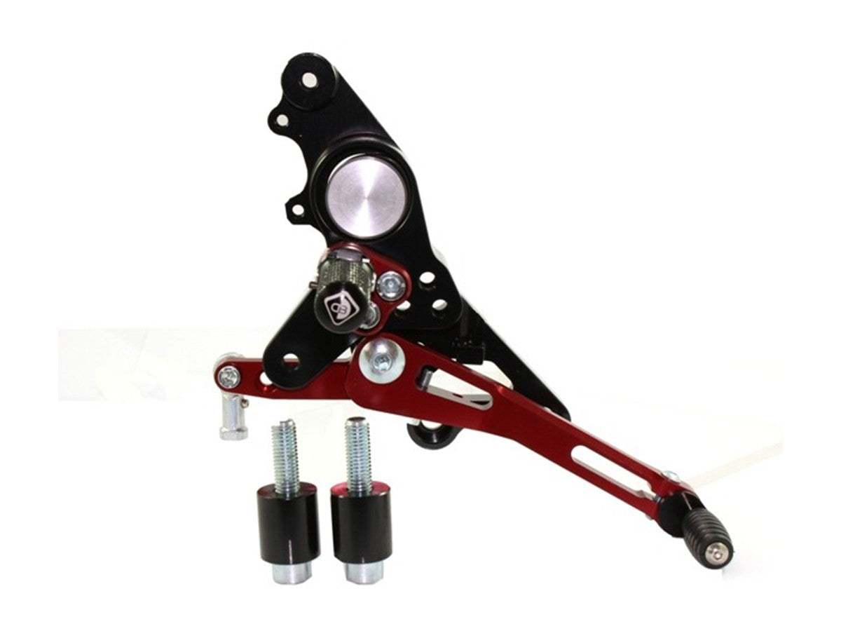 DBK Pilot Rearset Ducati Multistrada 2003-2009 - Adventure Parts