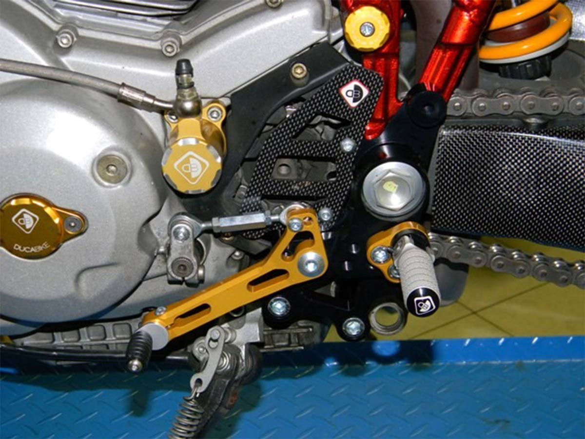 DBK Pilot Rearset Ducati Multistrada 2003-2009 - Adventure Parts