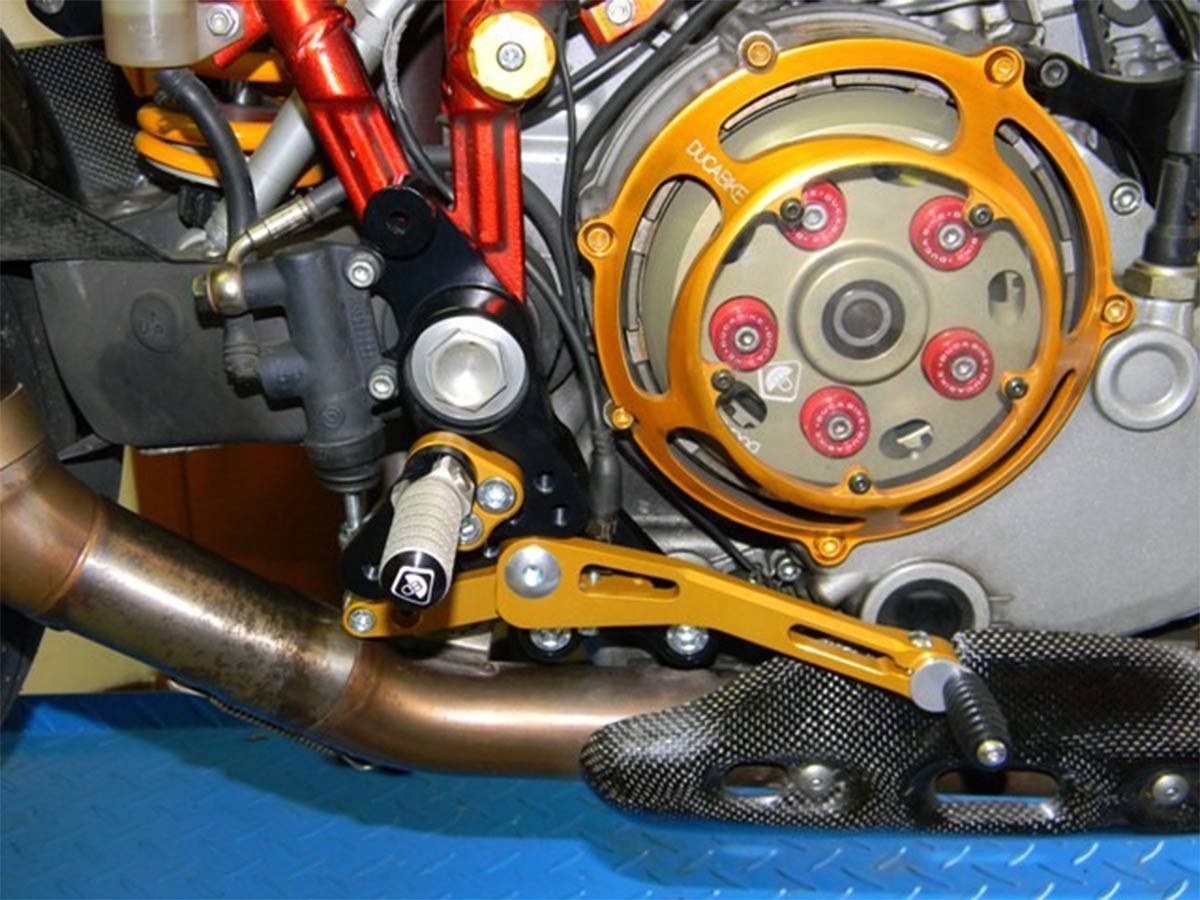 DBK Pilot Rearset Ducati Multistrada 2003-2009 - Adventure Parts