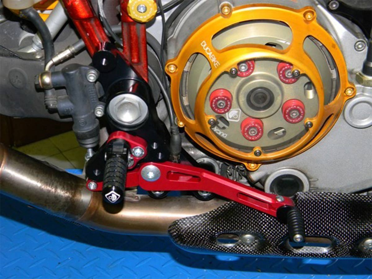 DBK Pilot Rearset Ducati Multistrada 2003-2009 - Adventure Parts