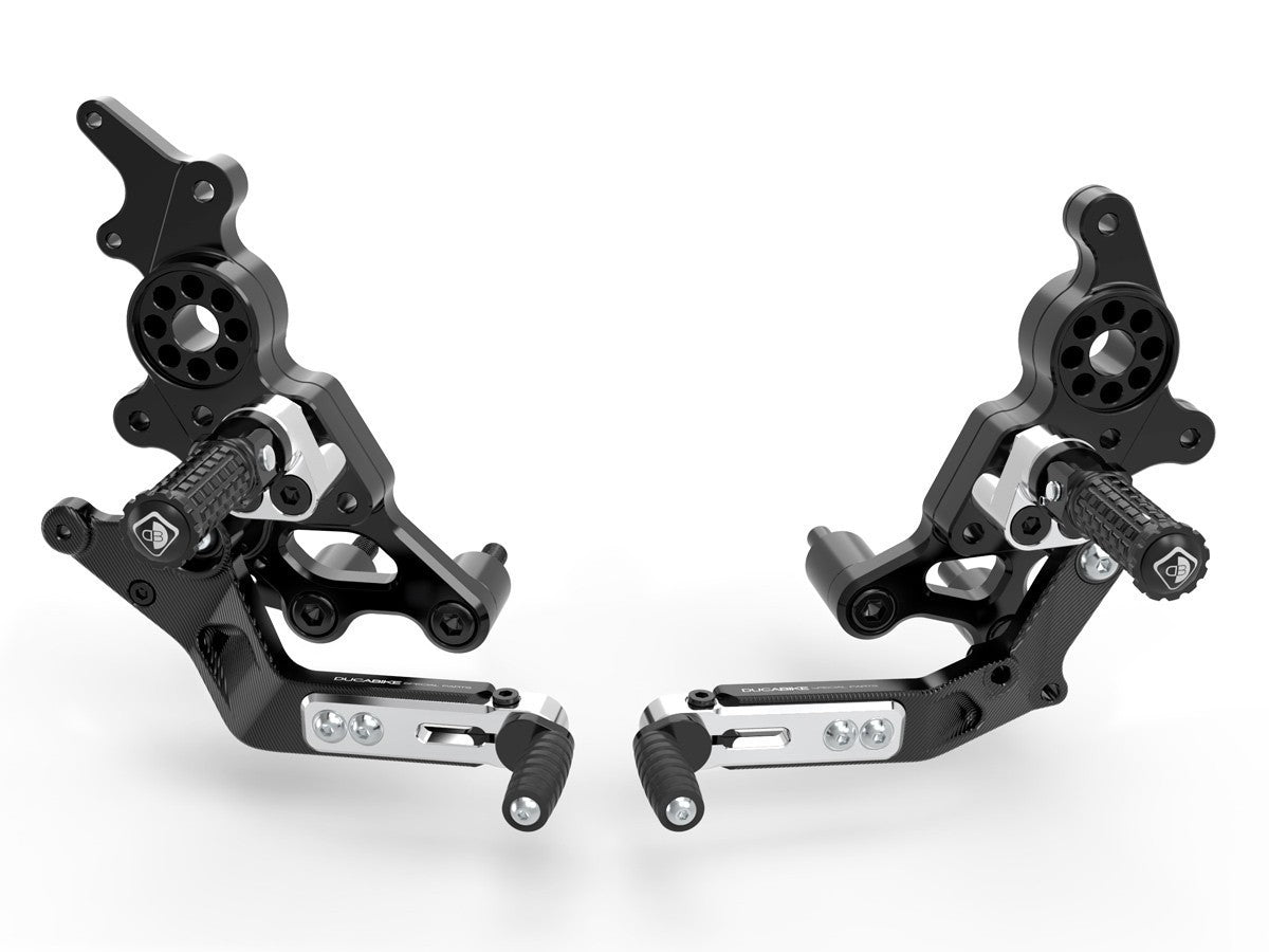 DBK Rearset Adjustable Ducati Hypermotard 950 /RVE 2019-2025 - Adventure Parts