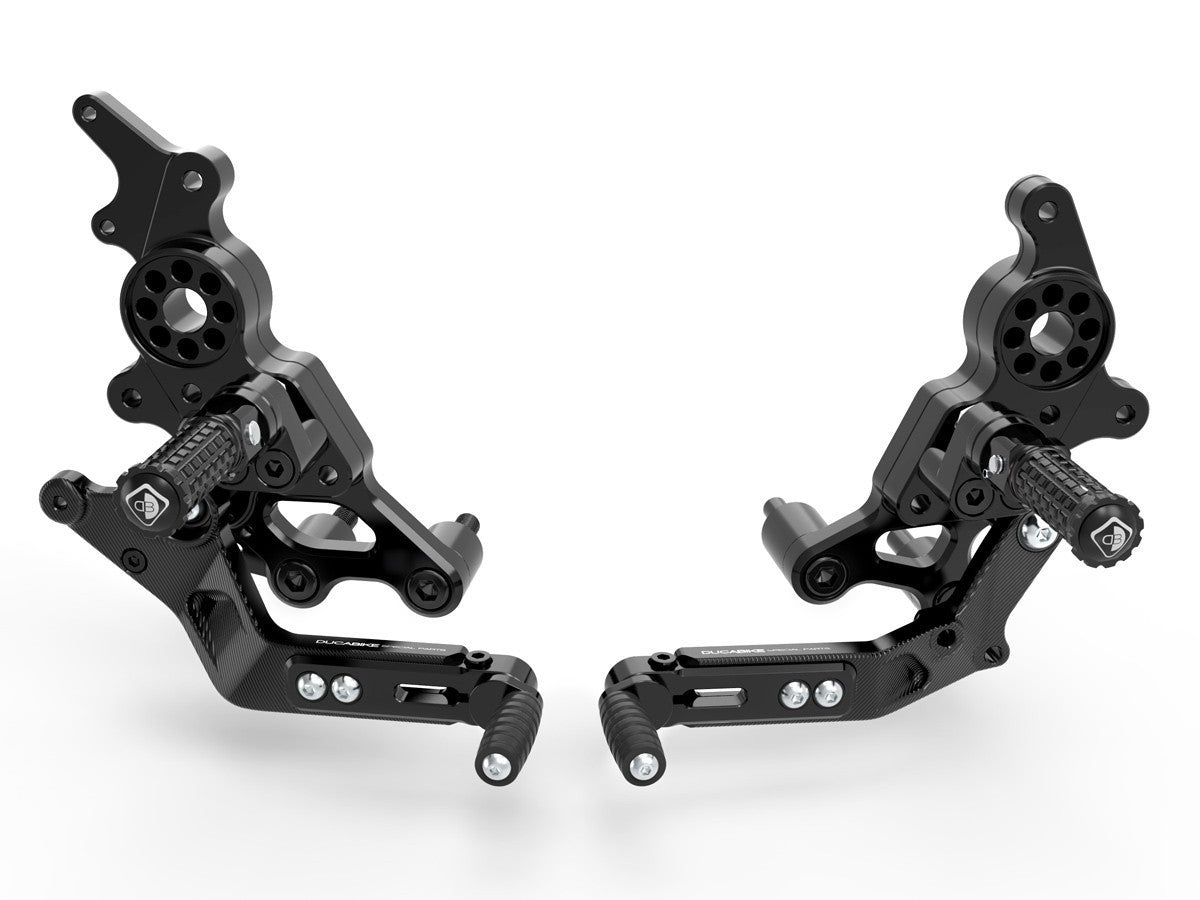 DBK Rearset Adjustable Ducati Hypermotard 950 /RVE 2019-2025 - Adventure Parts